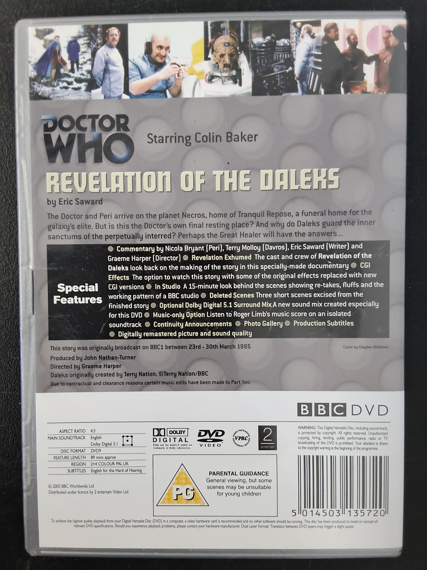 Doctor Who Revelation of the Daleks DVD