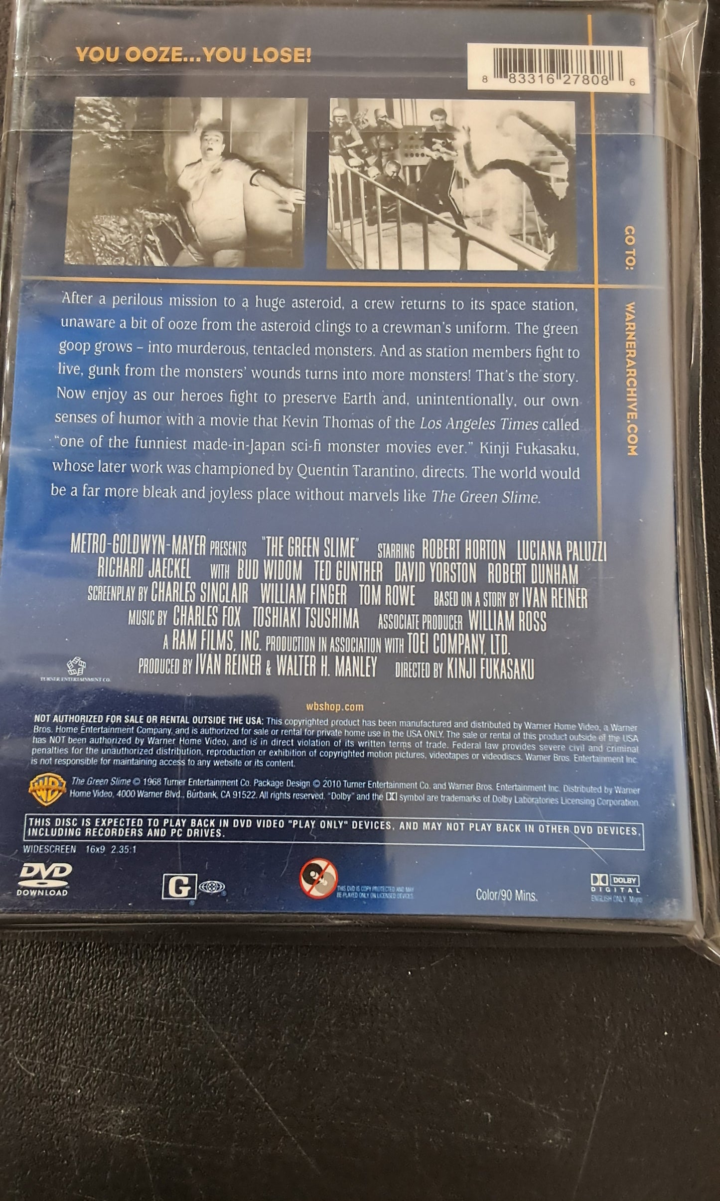 The Green Slime DVD