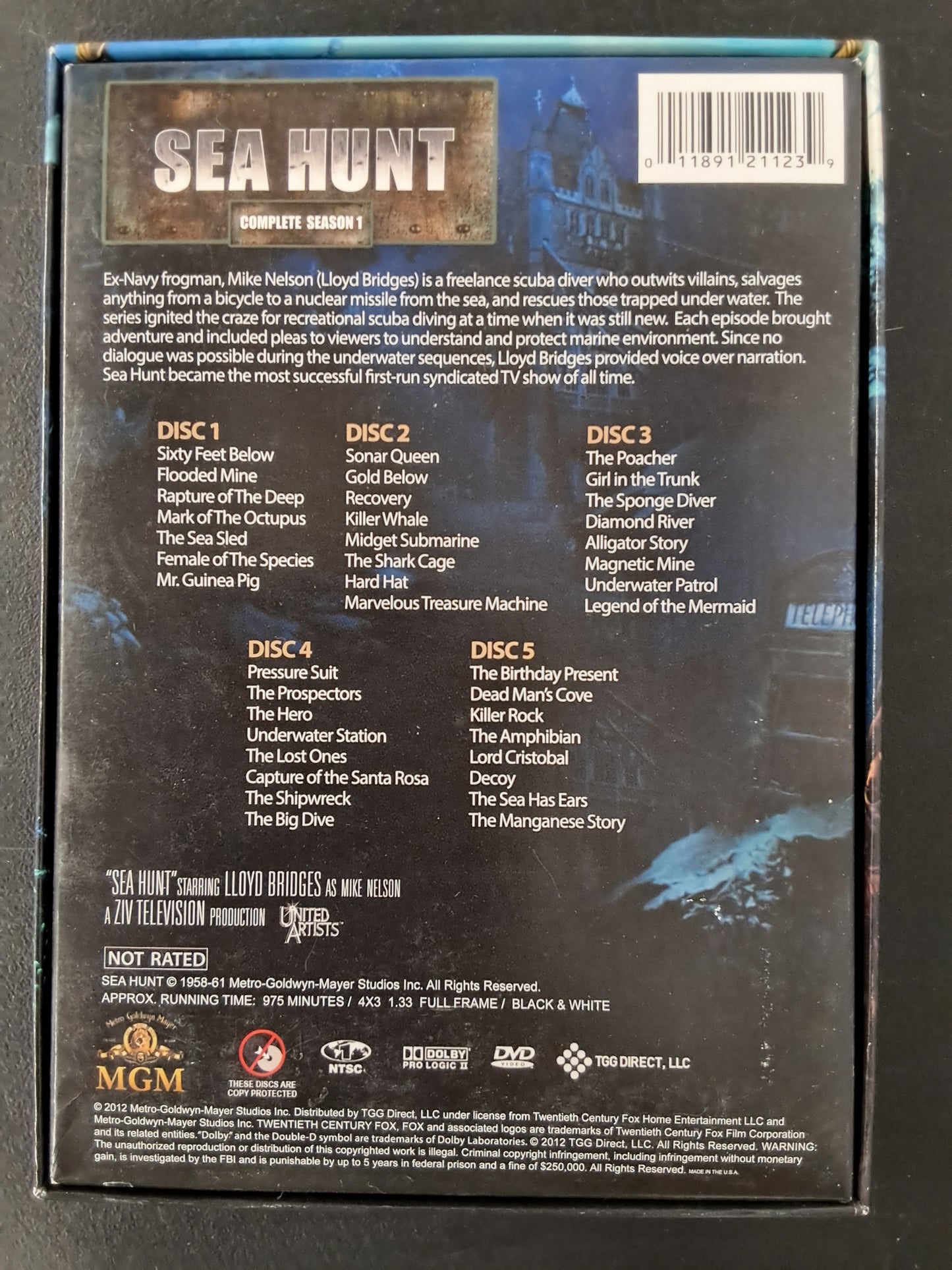 Sea Hunt Season 1 DVD