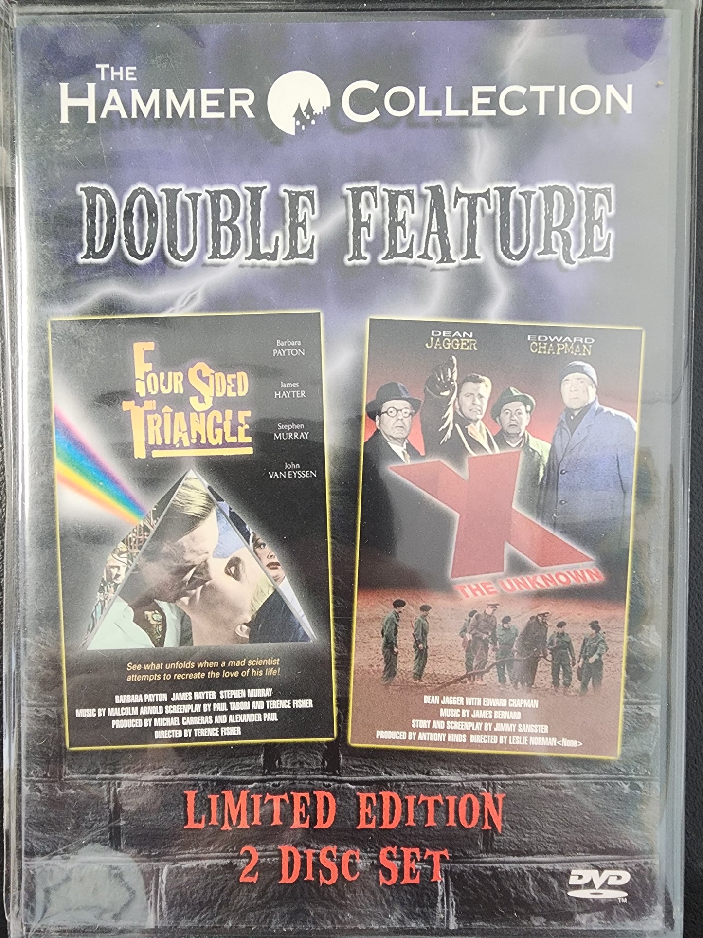 The Hammer Collection Four Sided Triangle/X The Unkown DVD