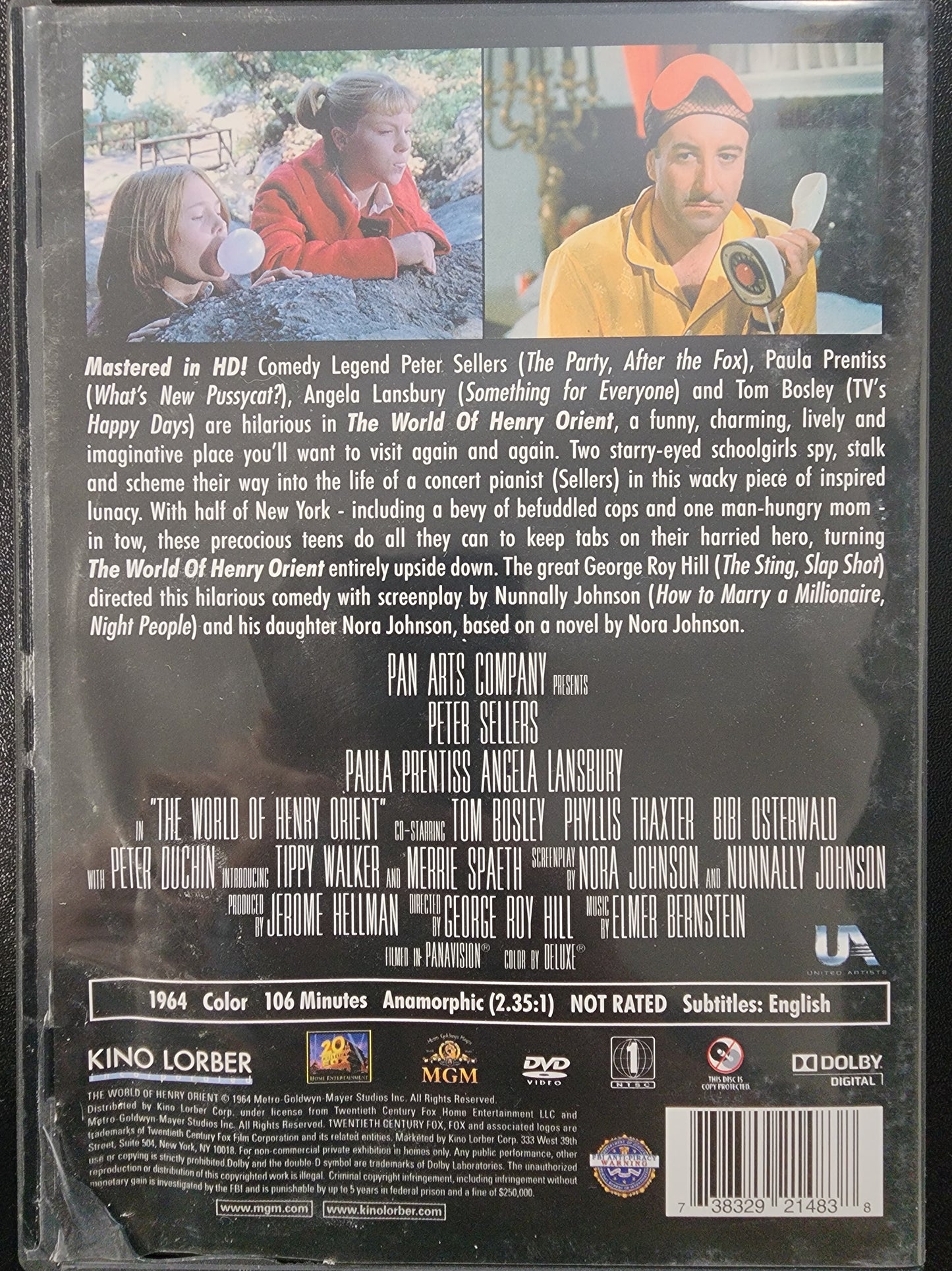 KL Studio Classics The World of Henry Orient  DVD