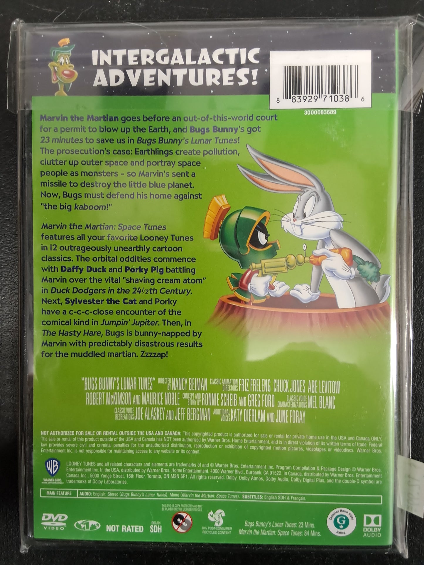Double Feature Bugs Bunny's Lunar Tunes and Marvin The Martian Space Tunes