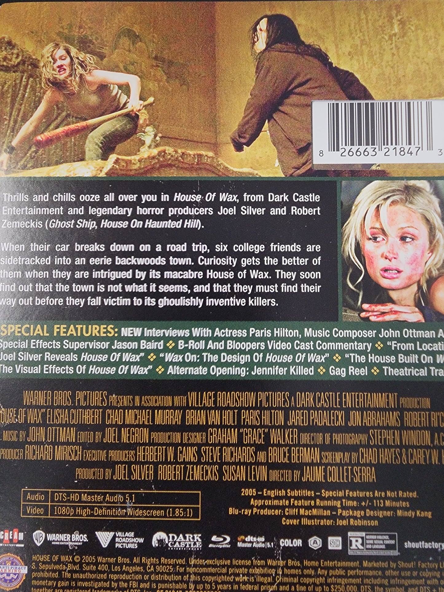 House of Wax Blu Ray
