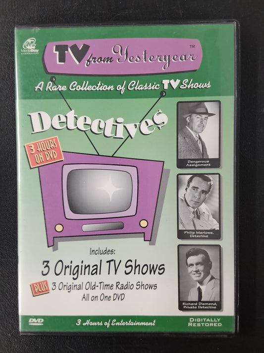 TV From Yesteryear Detectives 3 TV Shows and 3 Old-Time Radio Shows Green DVD