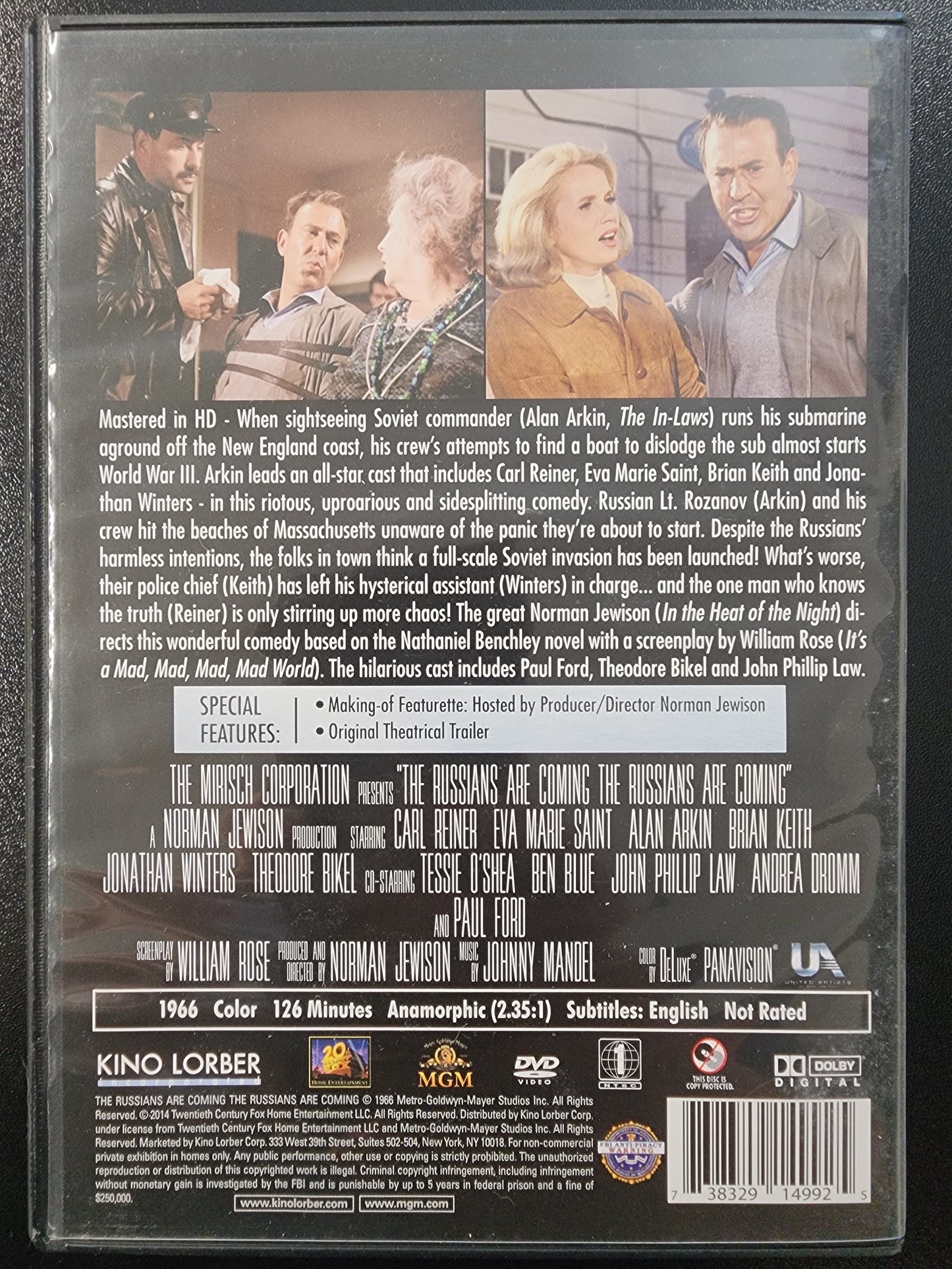 KL Studio Classics The Russians Are Coming The Russians Are Coming DVD