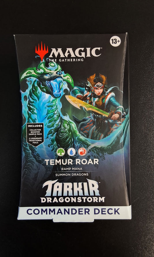 Tarkir Dragonstorm Commander Deck Temur Roar