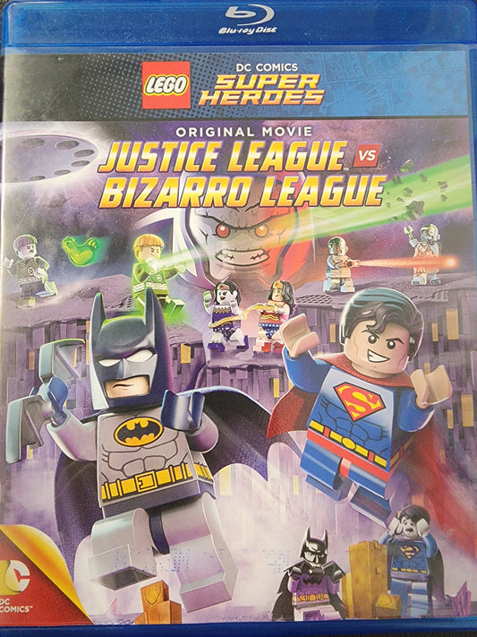 Lego DC Comics Super Heros Orgianl Moive Justice League VS Bizarrd Leauge  Blu Ray