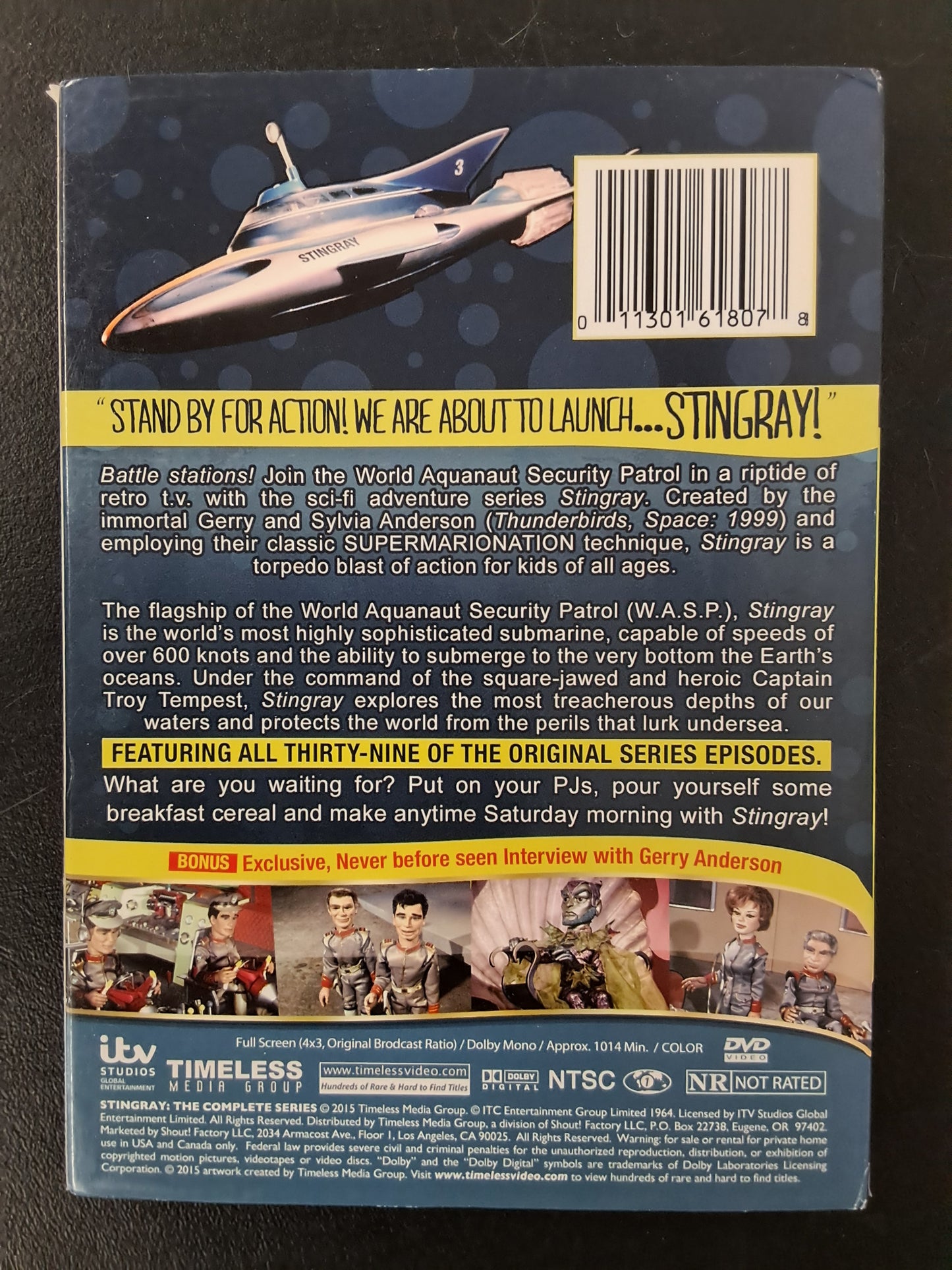Stingray The Complete Series 50th Anniversary Edition DVD
