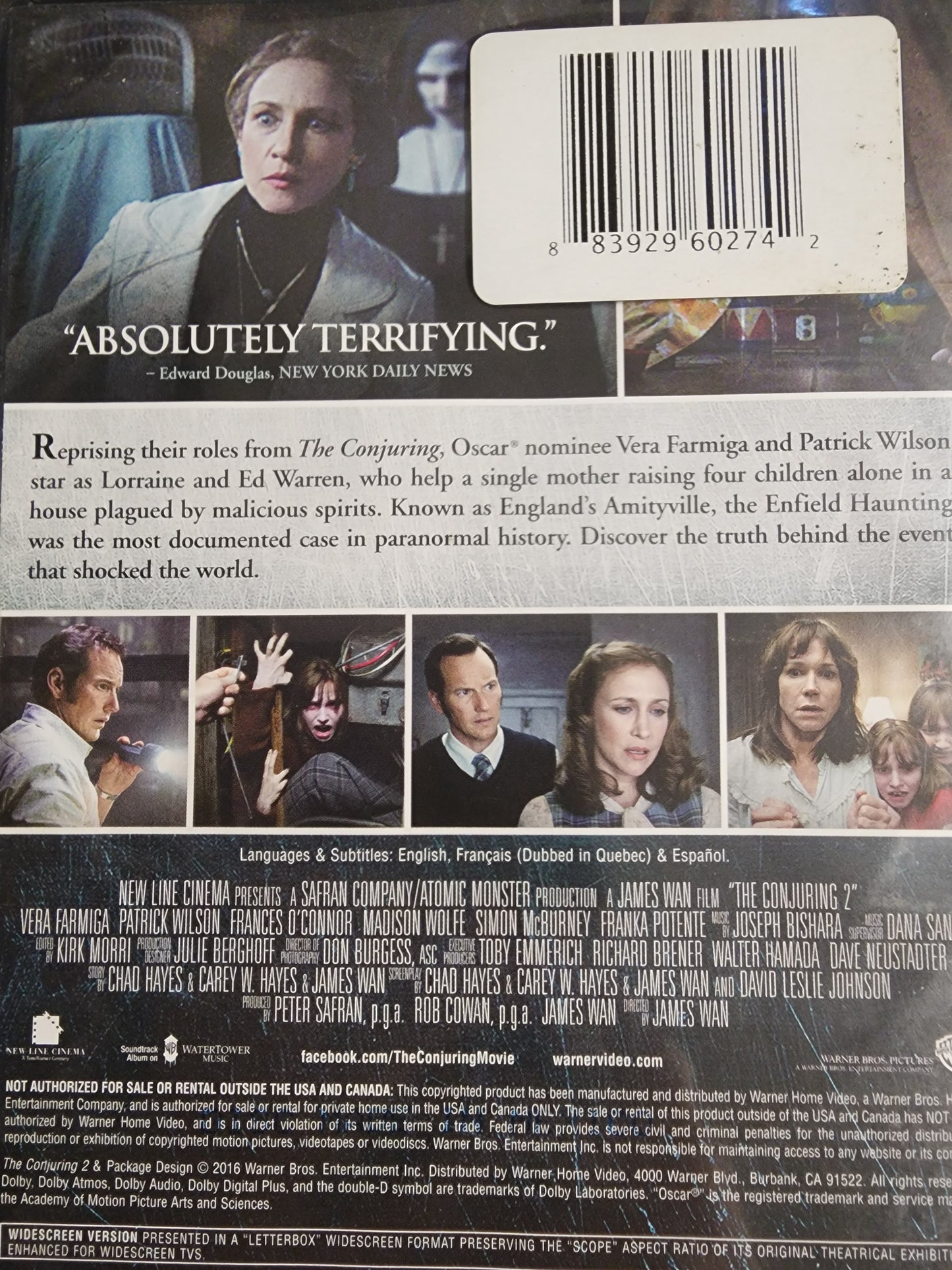 The Conjuring 2 DVD