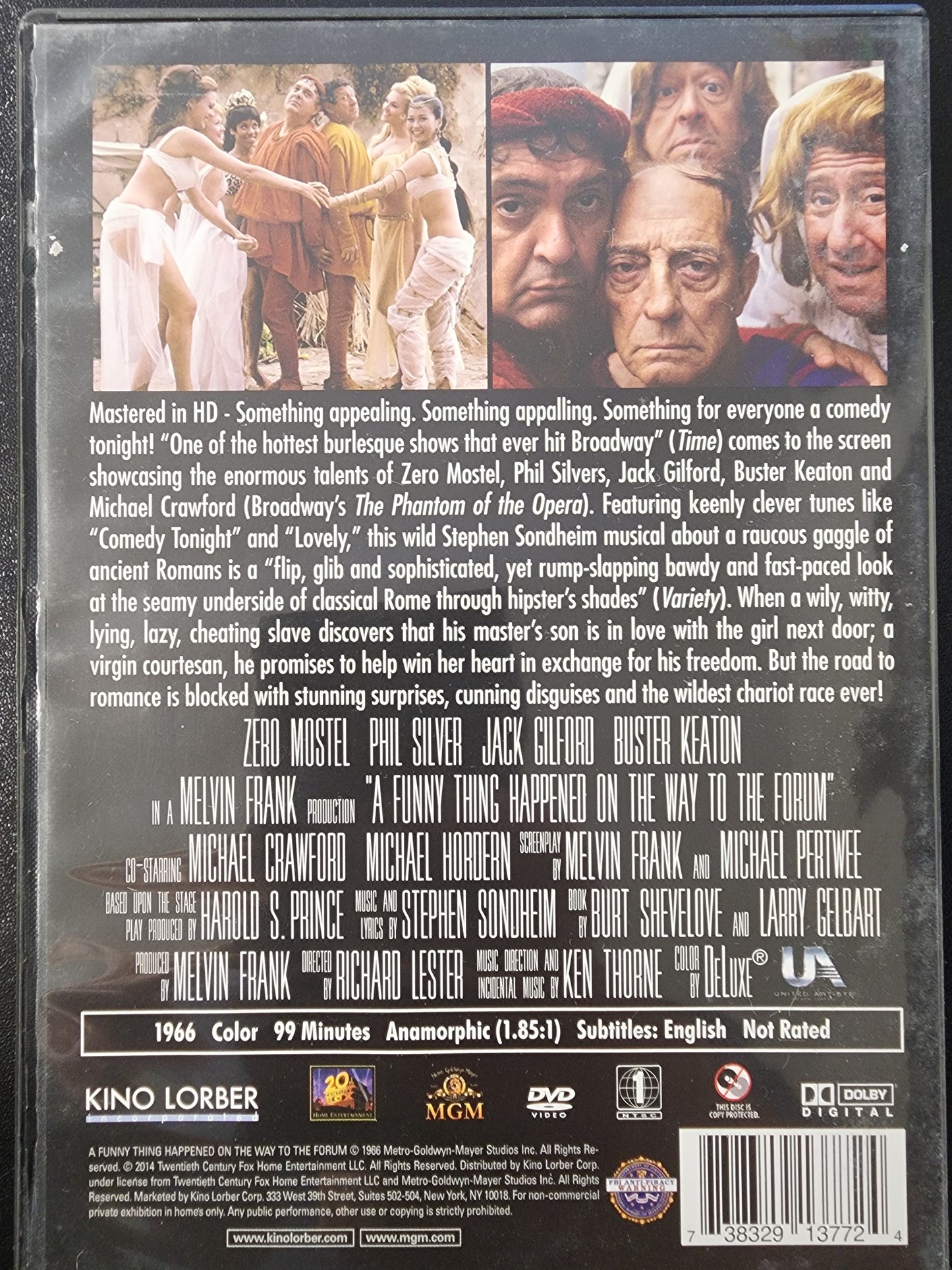 KL Studio Classics A Funny Thing Happened on the Way to the Forum DVD