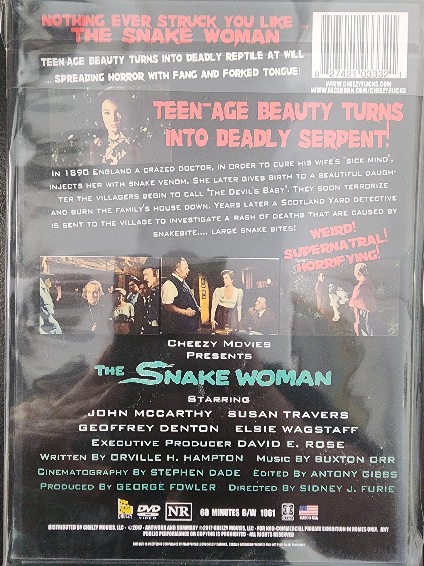 The Snake Woman  DVD