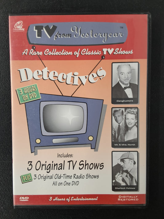TV From Yesteryear Detectives 3 TV Shows and 3 Old-Time Radio Shows Red DVD