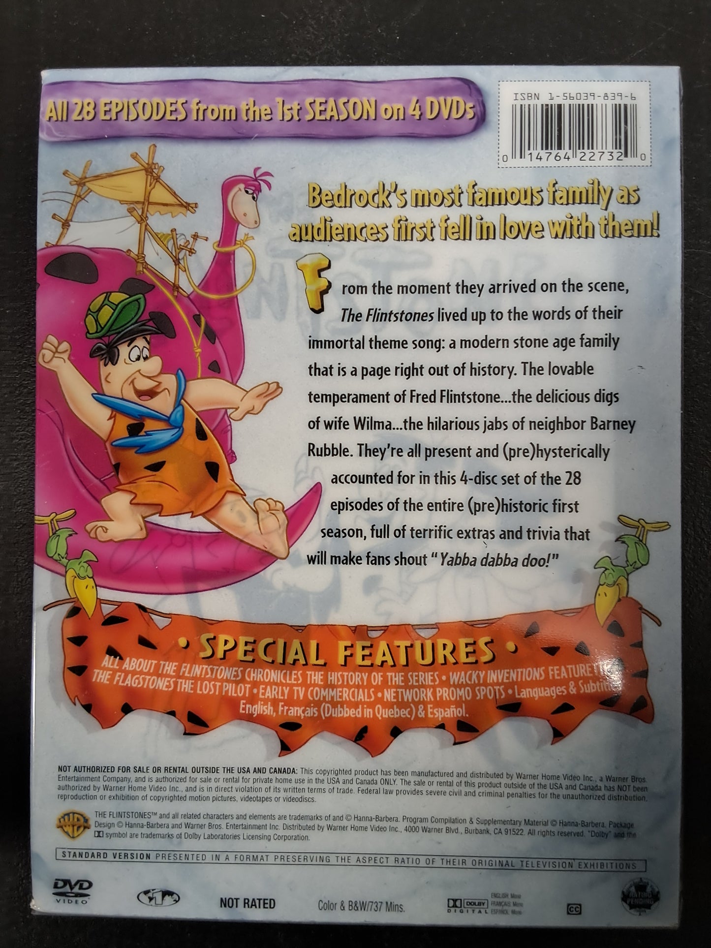 Hanna Barbera Golden Collection The Flintstones Season 1