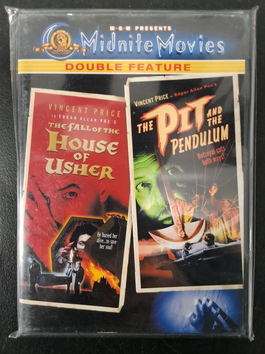 Midnite Movies Double Feature The Fall of the House of Usher/The Pit and the Pendulum
