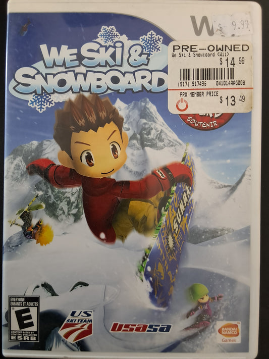We Ski & Snowboard Wii