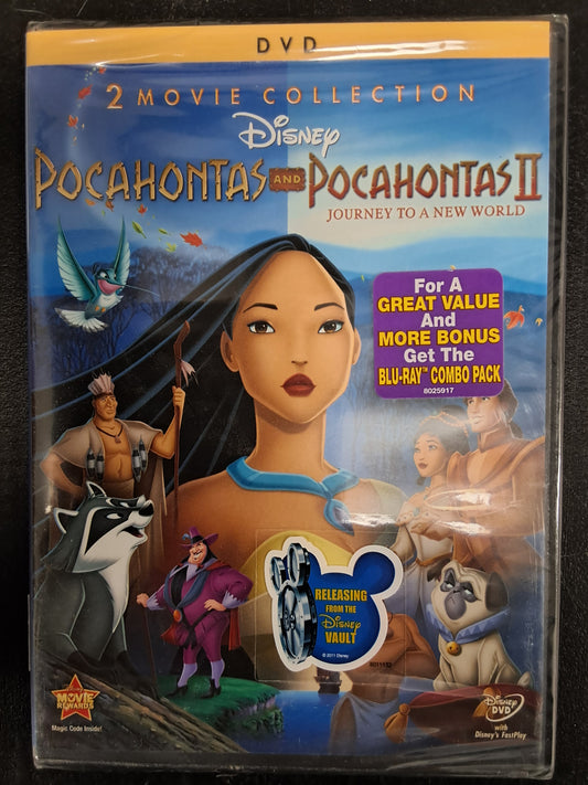 Disney 2 Movie Collection Pocahontas and Pocahonatas 2 Journey to a New World
