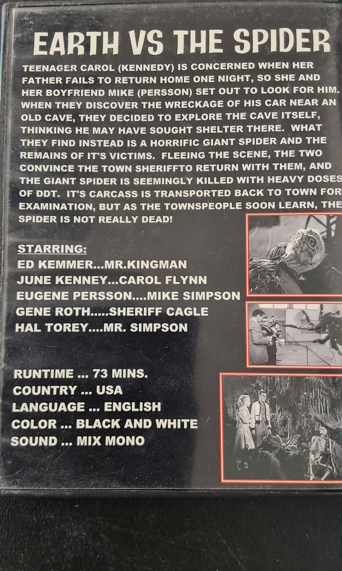 Earth VS The Spider DVD