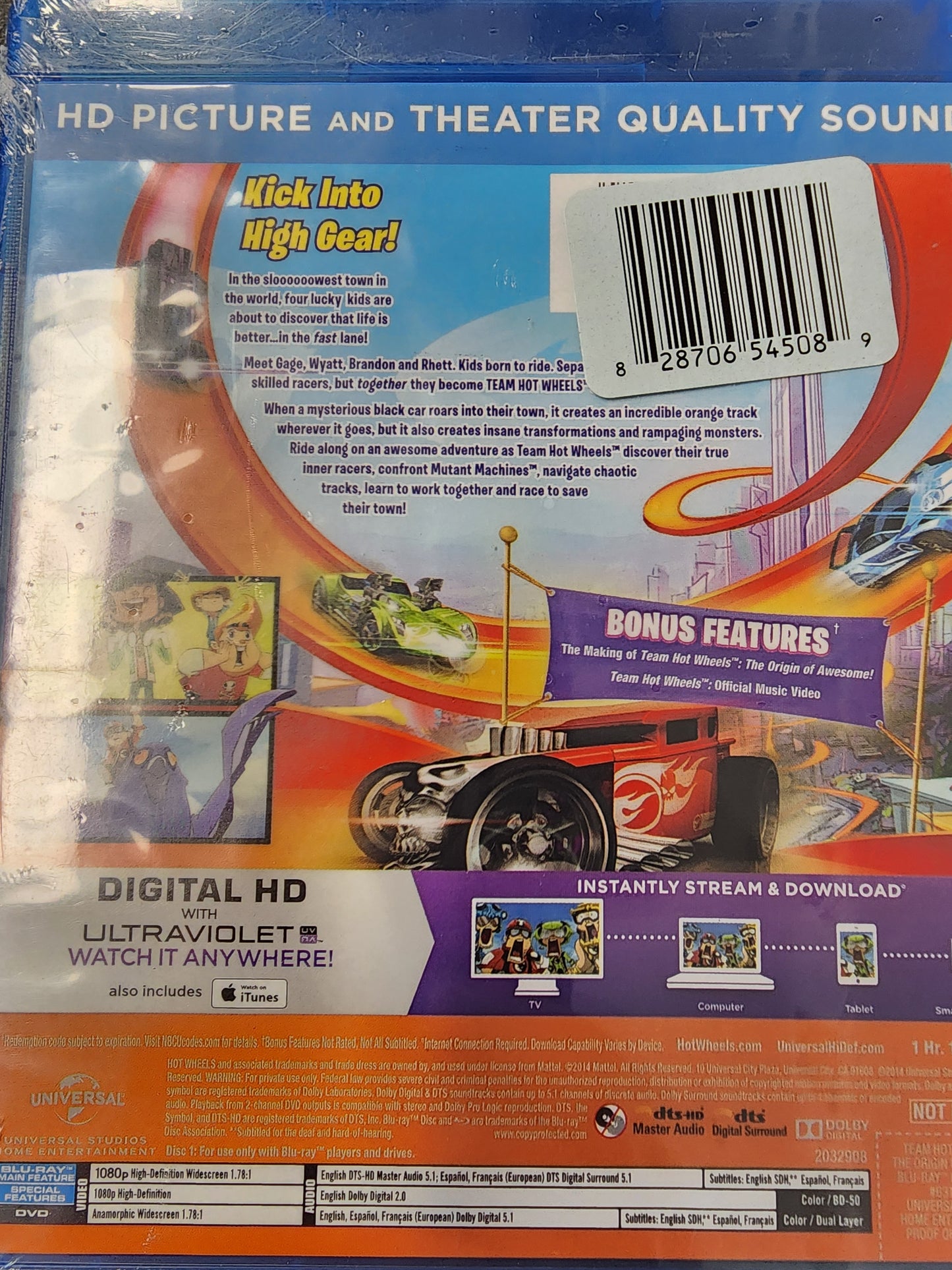 Team HotWheels the Orgin of Awesome Blu Ray