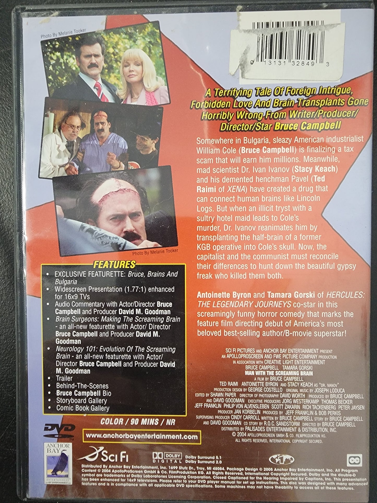 Man With the Screaming Brain DVD