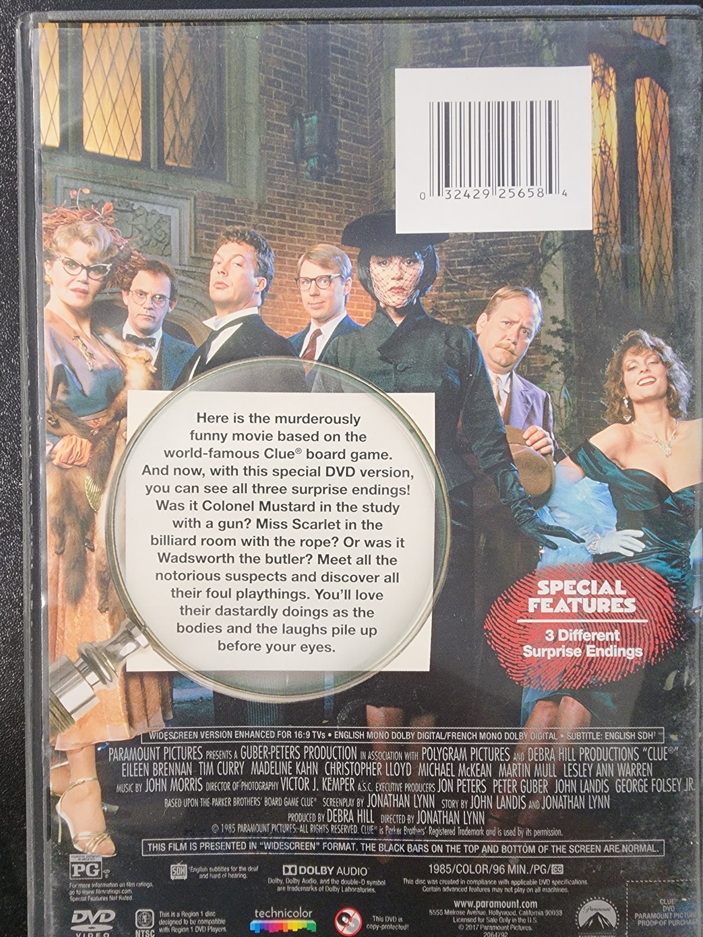 Clue The Movie DVD