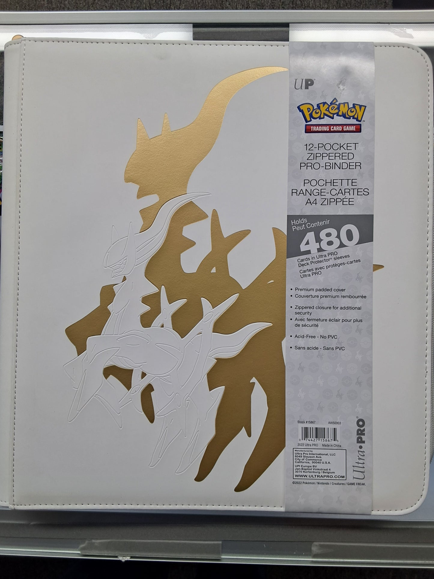Pokémon 12-Pocket Zippered Pro-Binder