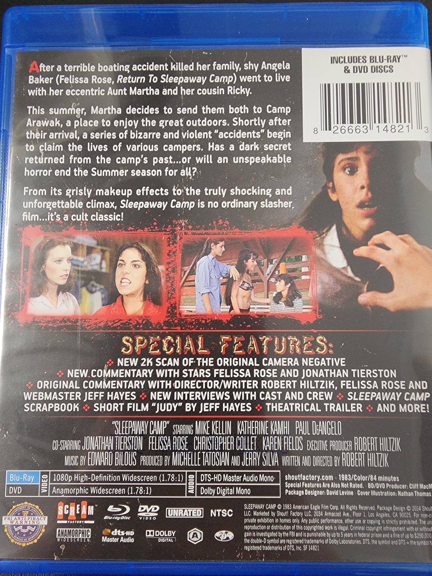 Sleepaway Camp Blu Ray