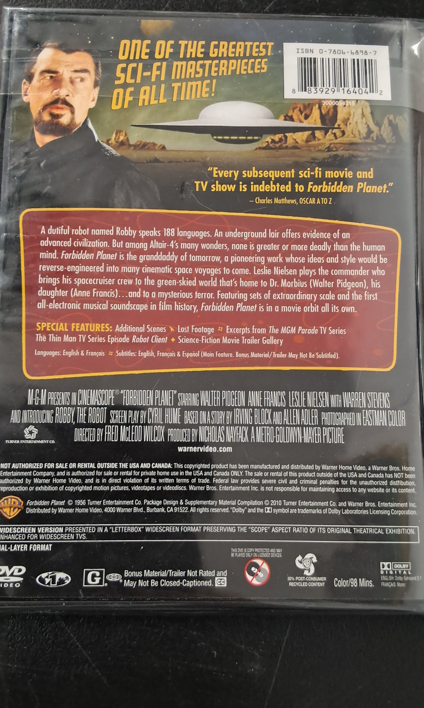 Forbidden Planet DVD