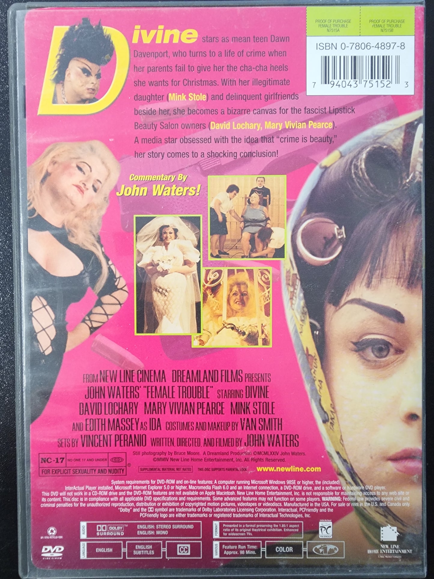 Female Trouble DVD