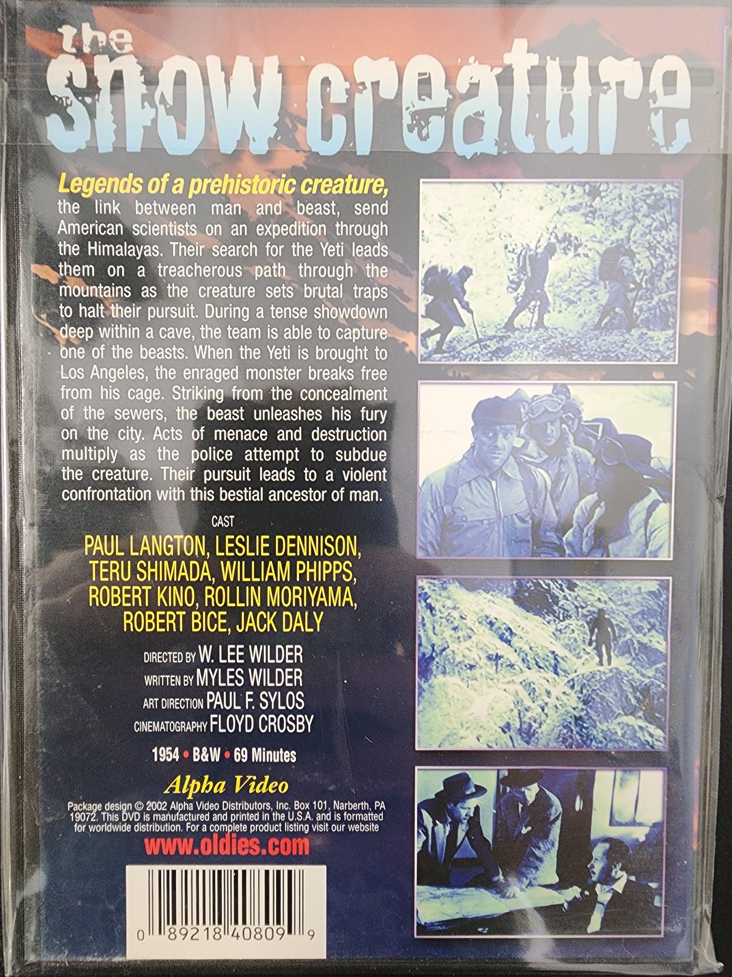 The Snow Creature DVD