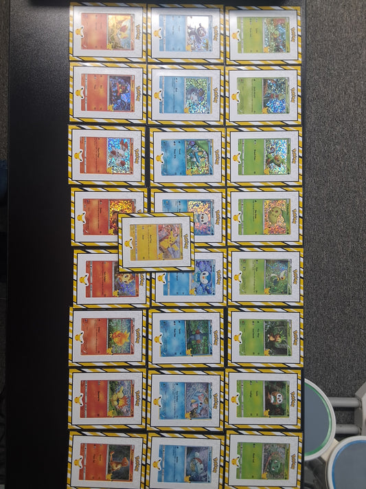 Complete Pokémon 25 McDonald's Promo Set Holo
