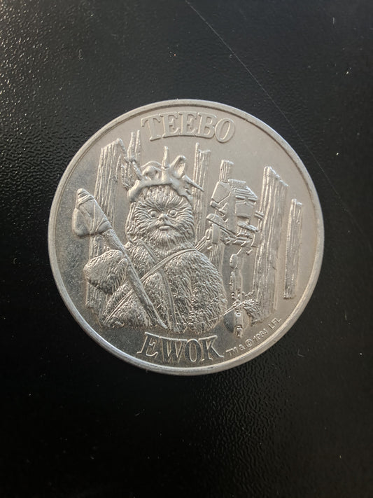Teebo Ewok Star Wars  Coin