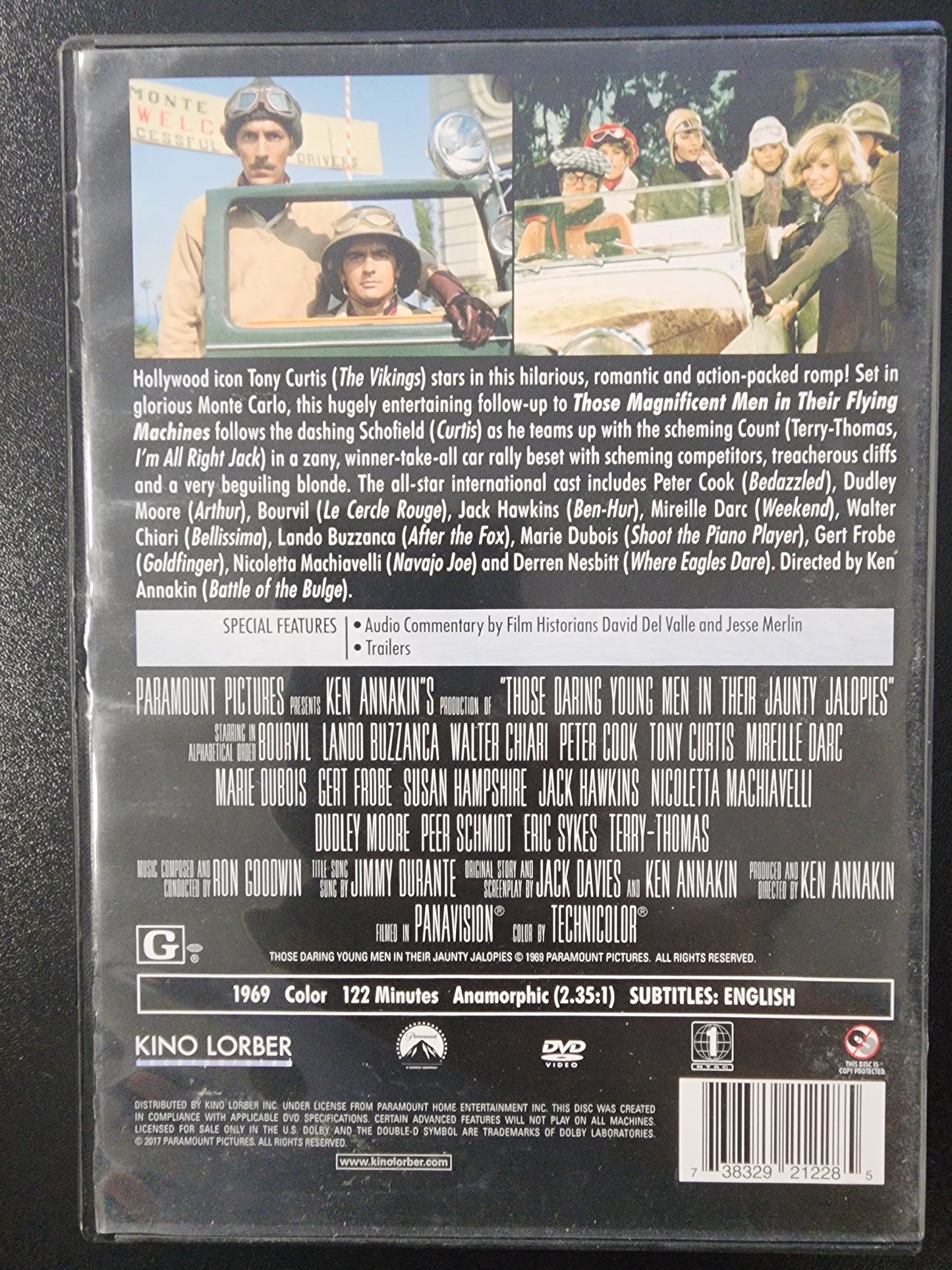 KL Studio Classics Those Daring Young Men in Their Jaunty Jalopies DVD