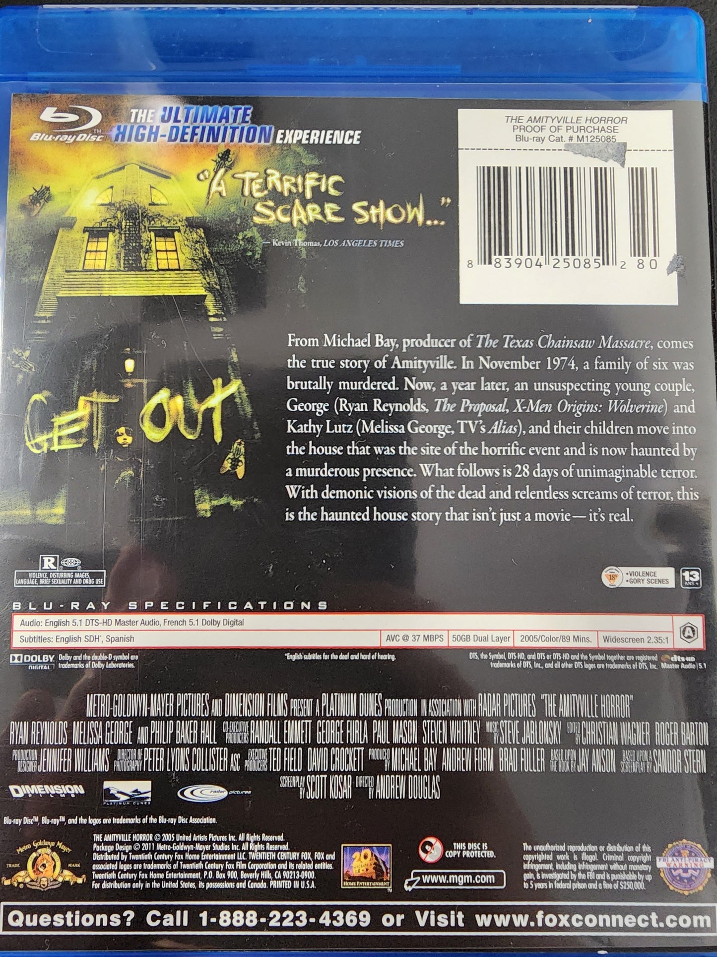 The Amityvile Horror Blu Ray