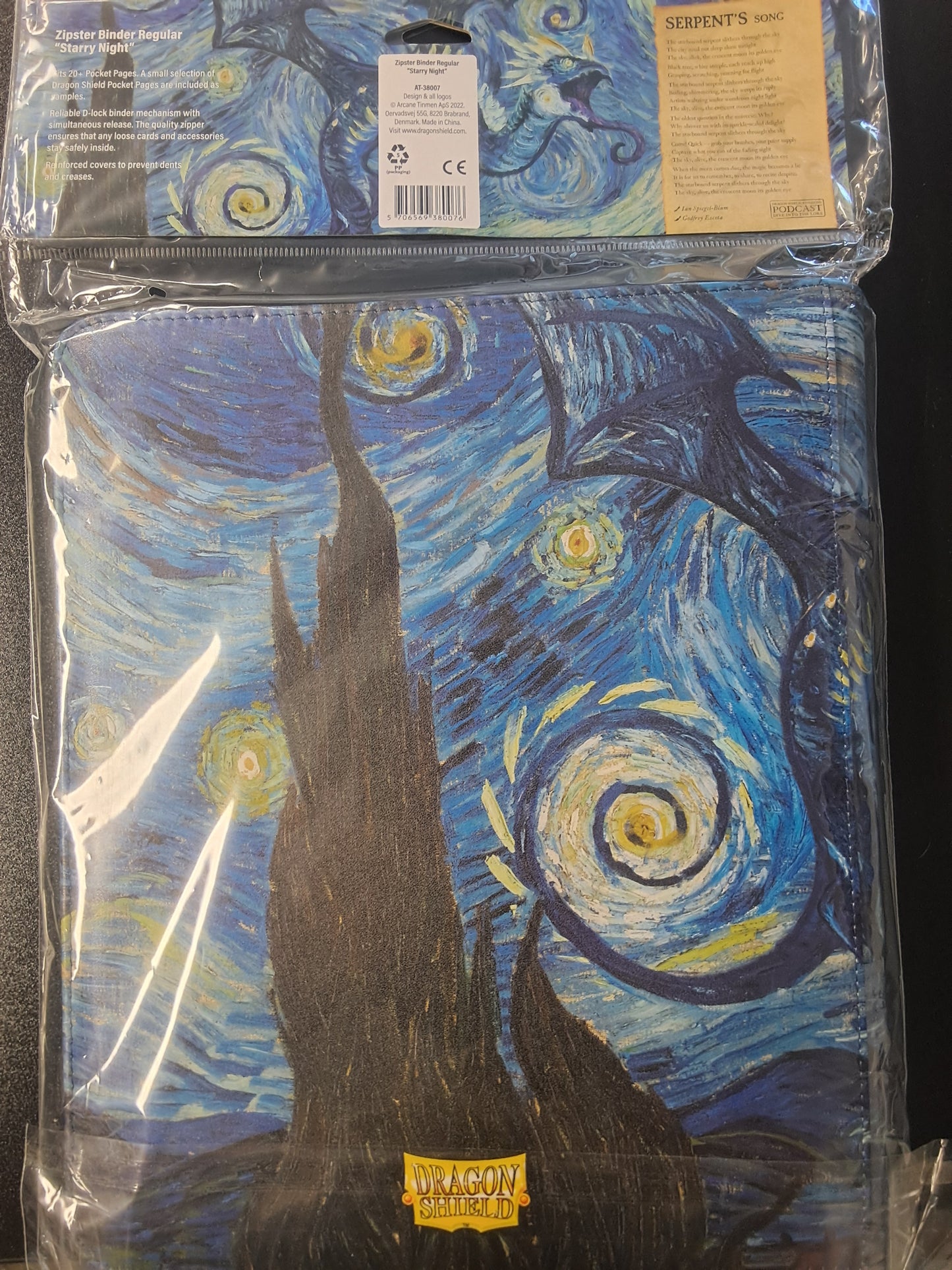 Hipster Regular Binder "Starry Night" by Dragon Shield