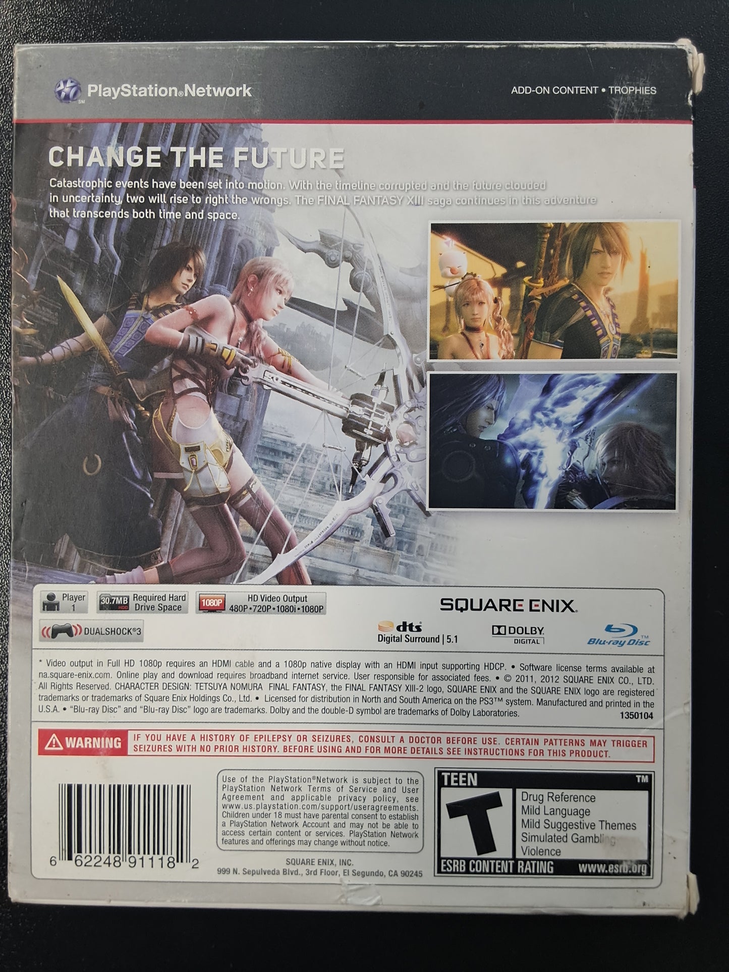 Final Fantasy 13-2 Book Edition PS3