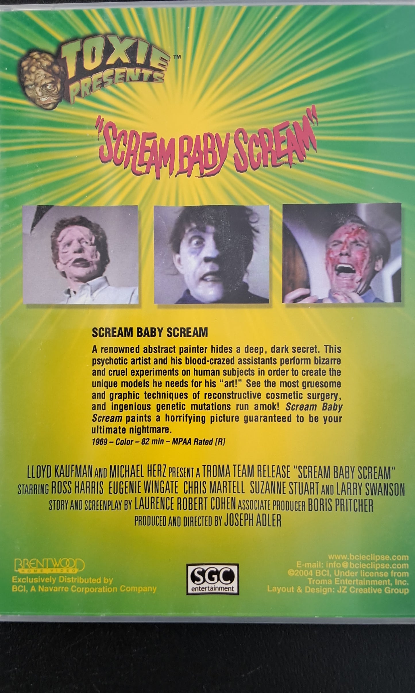 Scream Baby Scream DVD
