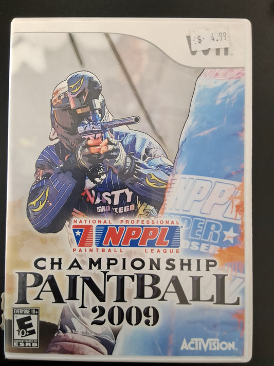 NPPL Championship Paintball Wii Wii