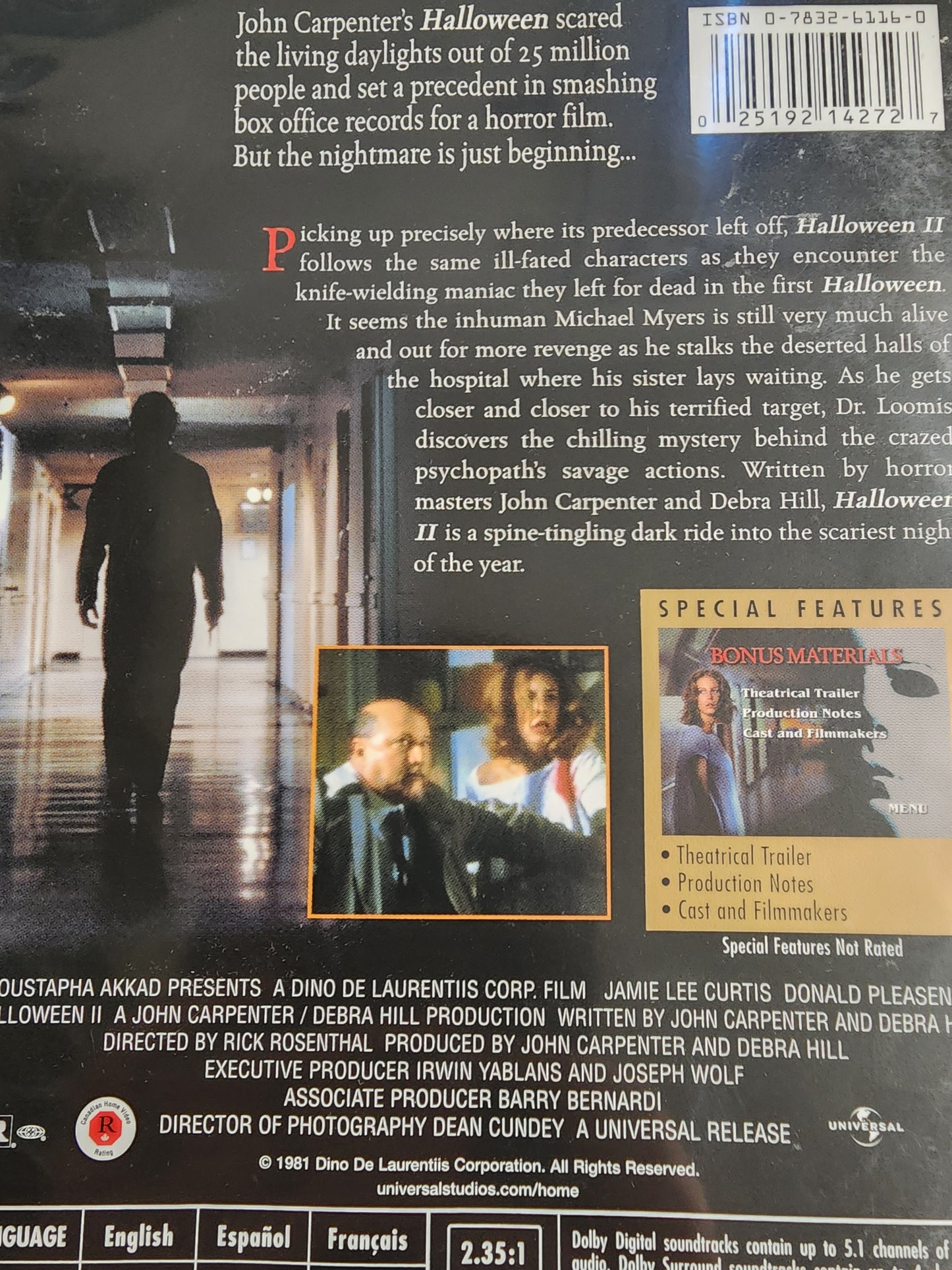 Halloween 2 DVD