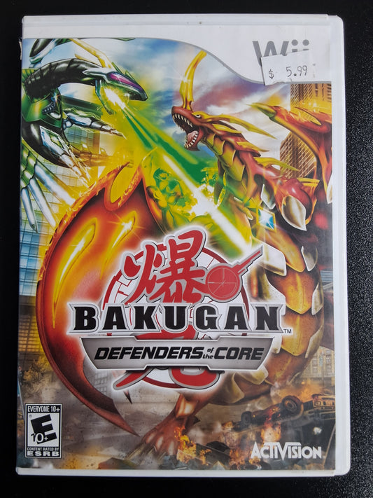 Bakugan Defenders Of The Core Wii