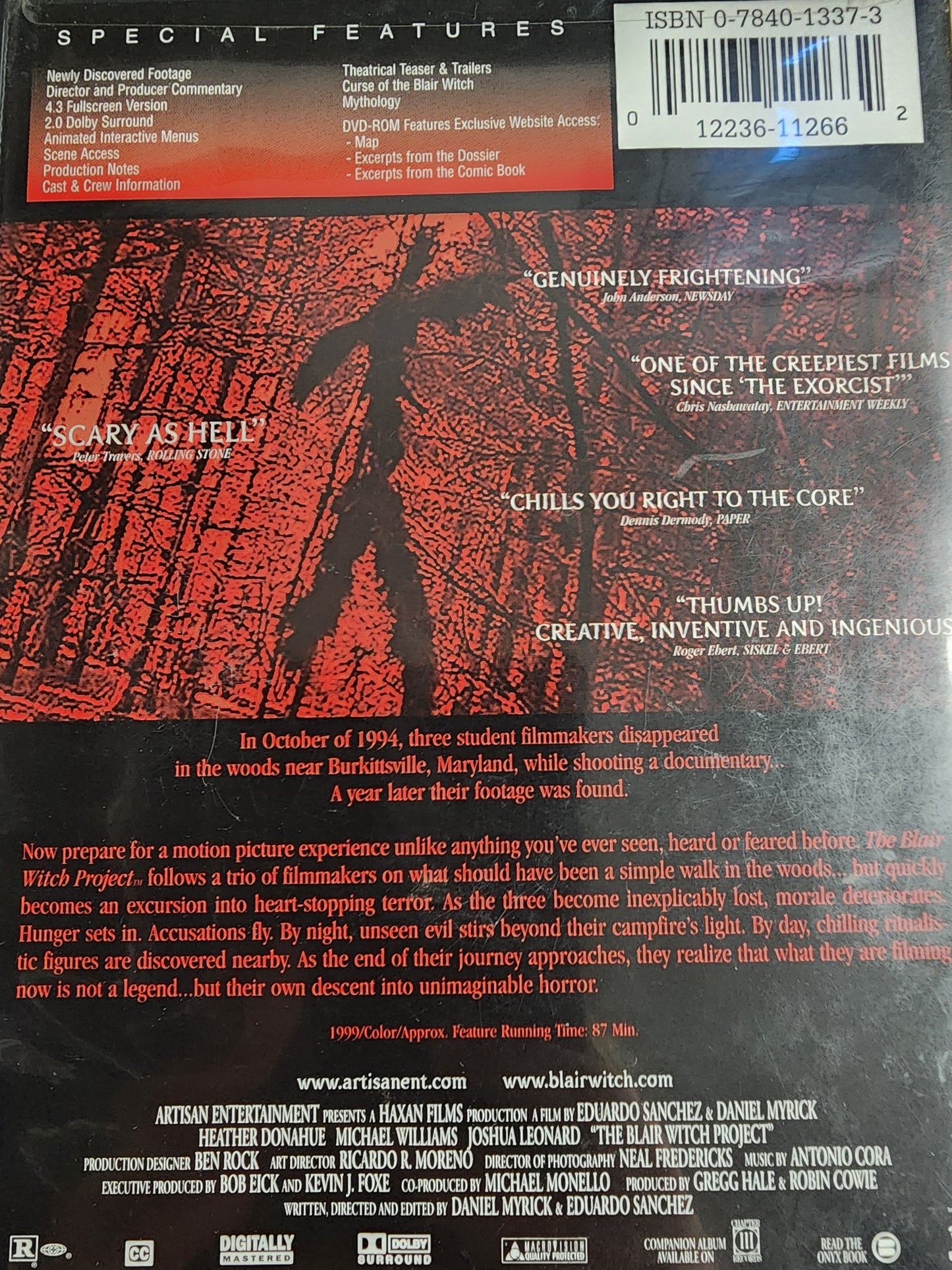 The Blair Witch Project DVD
