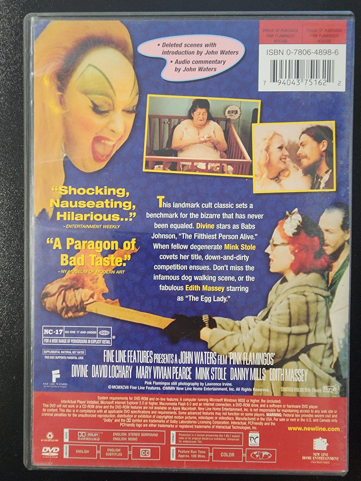 Pink Flamingos  DVD