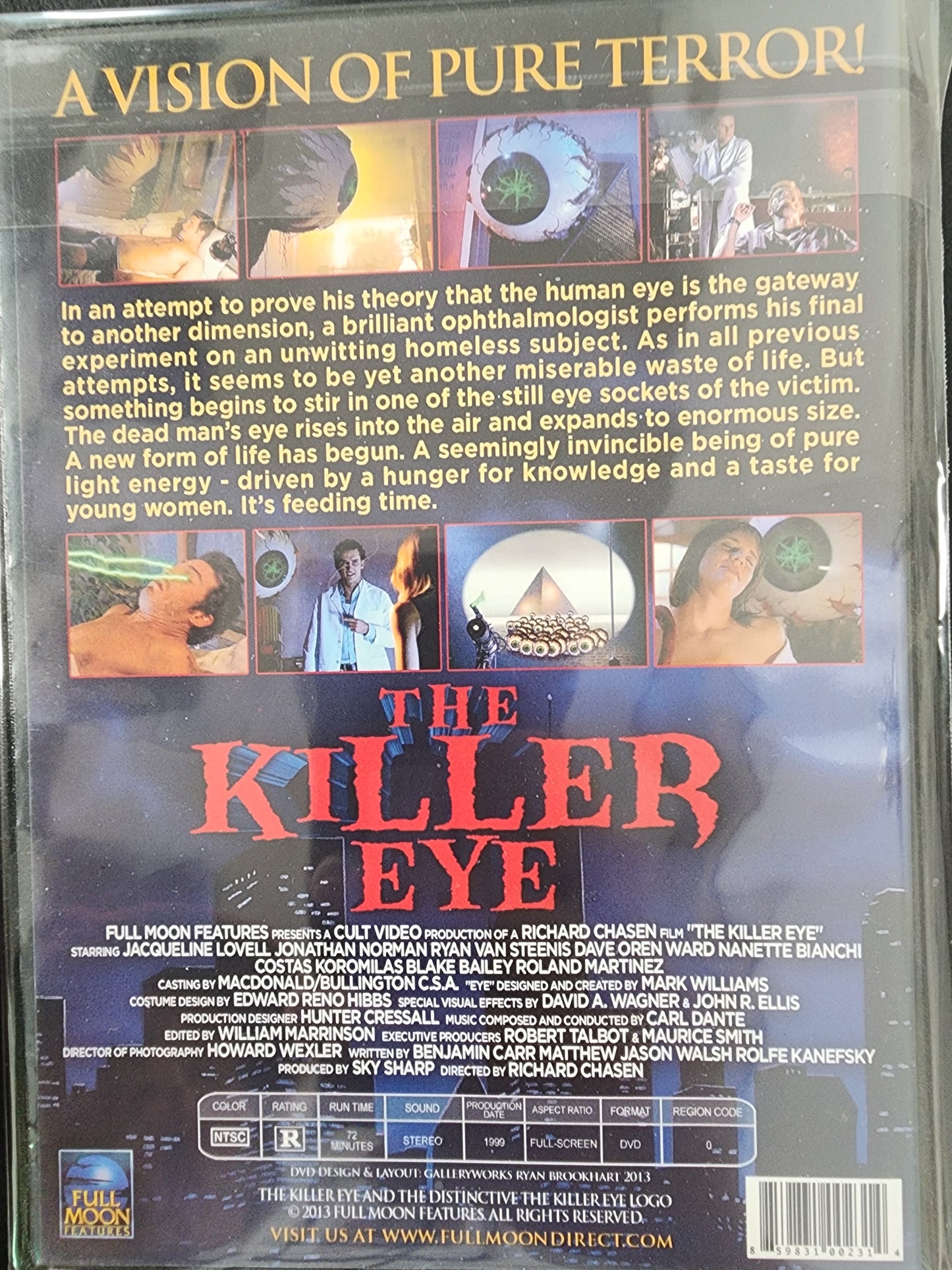 The Killer Eye  DVD