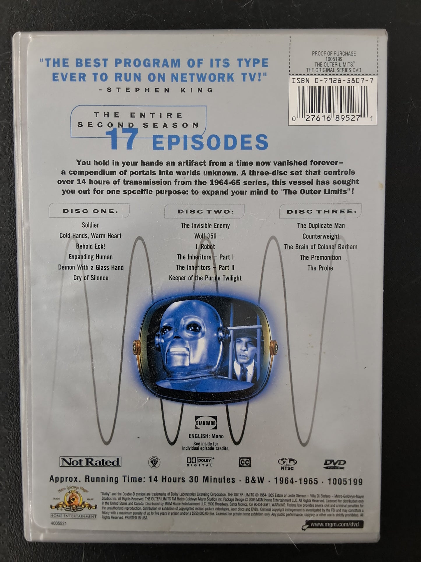 The Outer Limits Volume 2 DVD