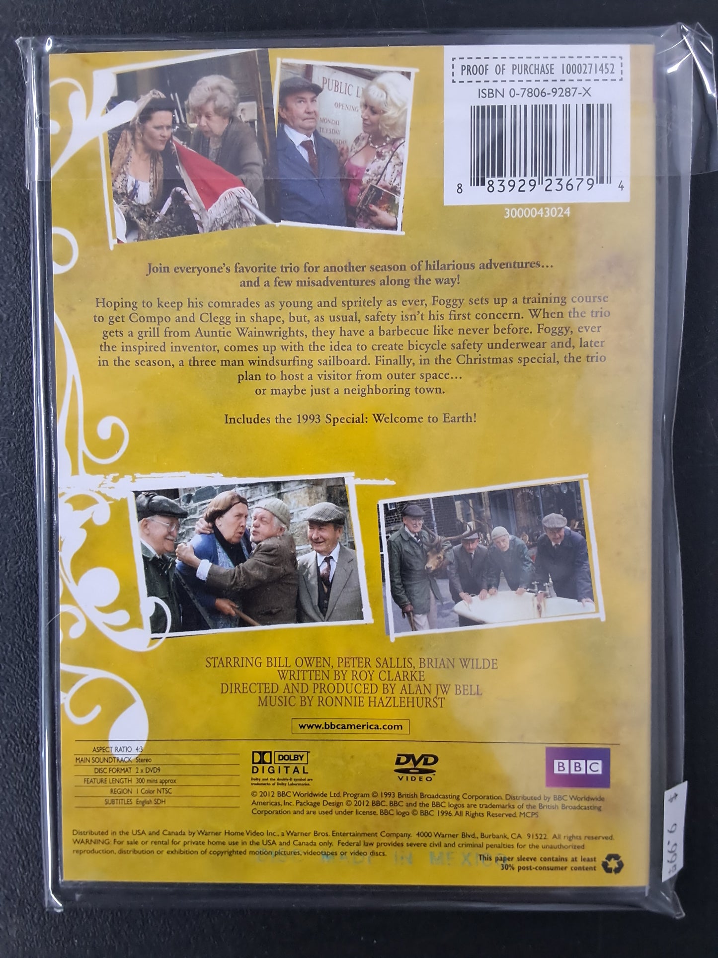 Roy Clarke's Last of the Summer Wine Vintage 1993 DVD