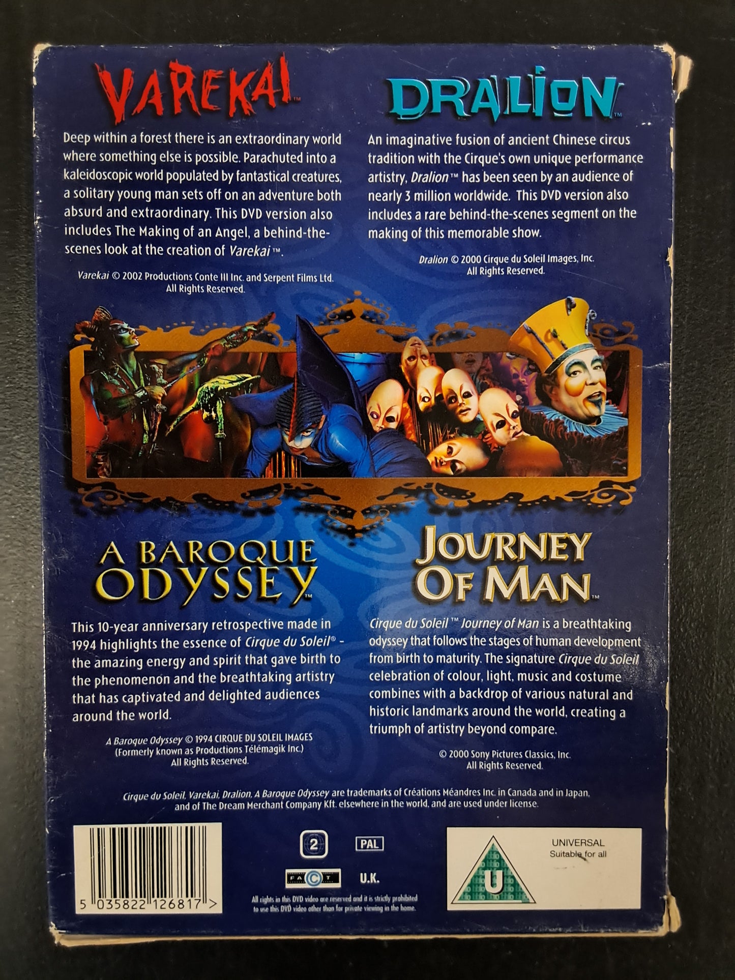 Cirque Du Soleil Volume 1