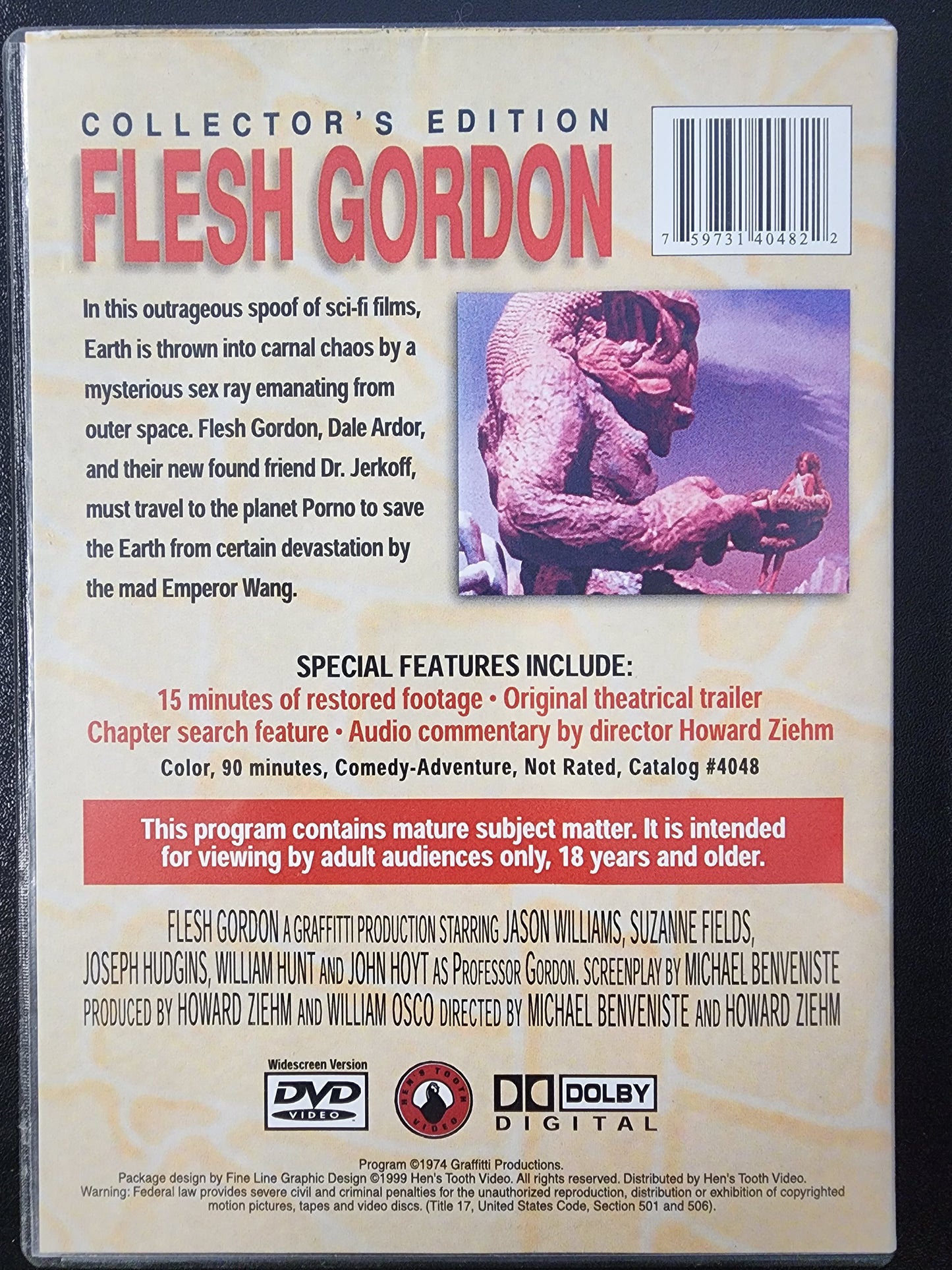 Flesh Gordon DVD