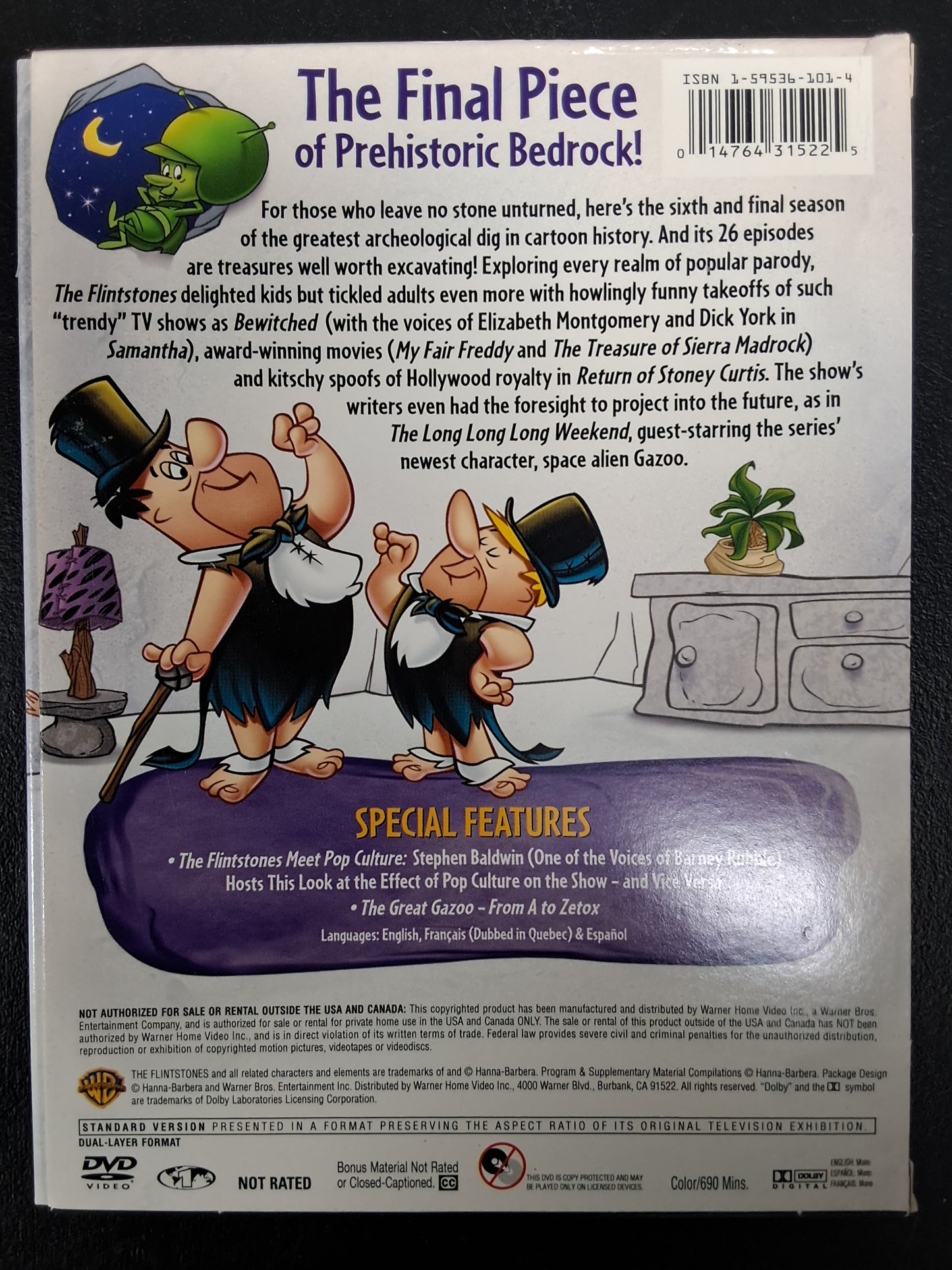 Hanna Barbera Golden Collection The Flintstones Season 6