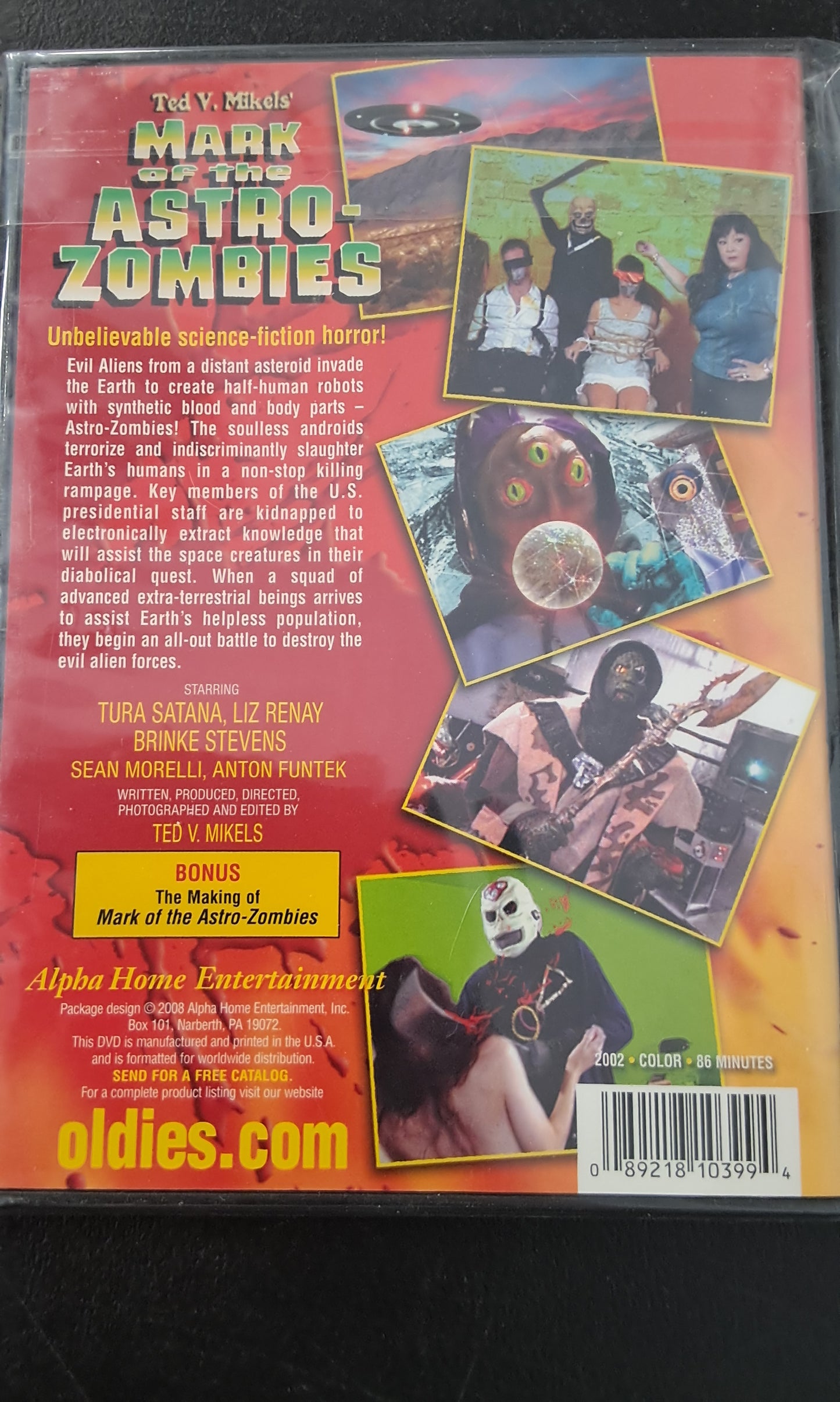 Mark of the Astro Zombies DVD