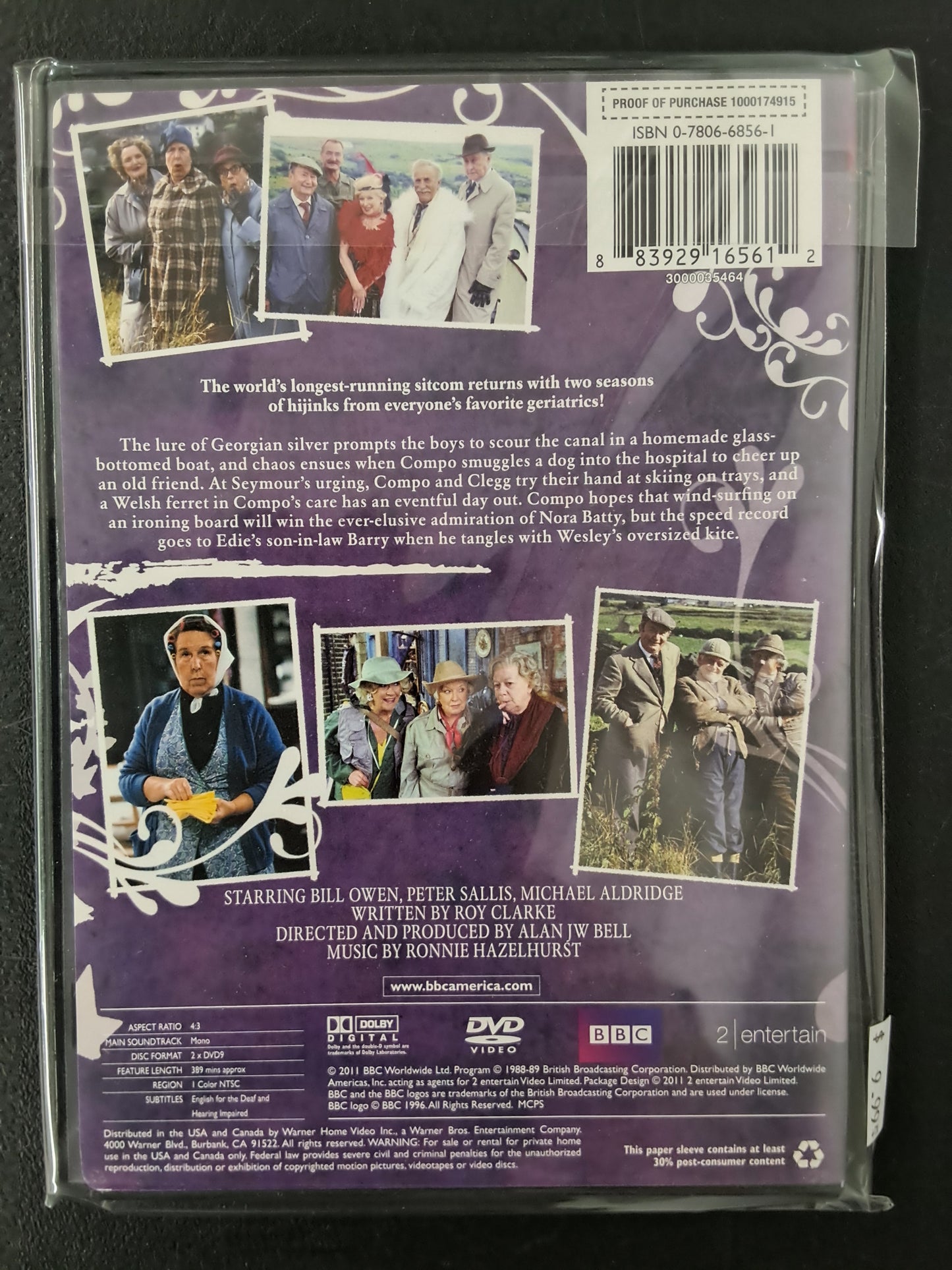 Roy Clarke's Last of the Summer Wine Vintages 1988 and 1989 DVD