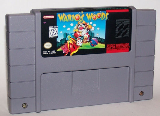 Warios Woods SNES